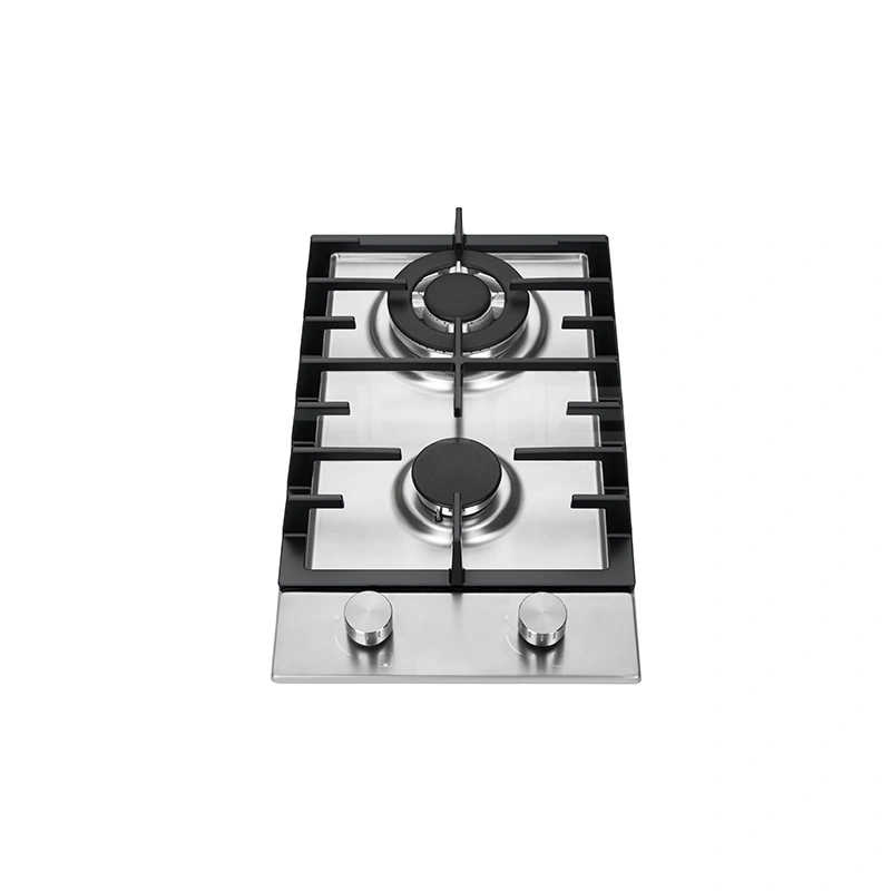 Professional Manufacturer 30cm 2 Burners Built-in Stainless Steel Gas Stove